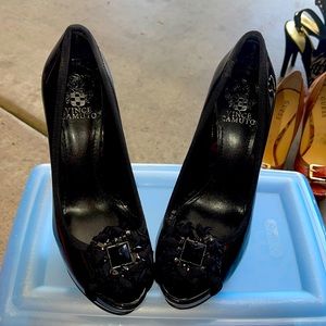 Black Vince Camaro Stiletto High Heels